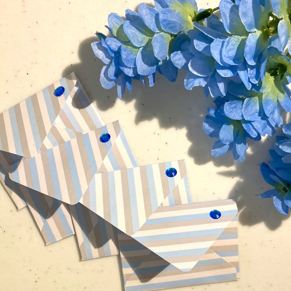 Blue 💙 small envelopes